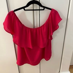 Show Me Your Mumu off the shoulder hot pink top in size XS